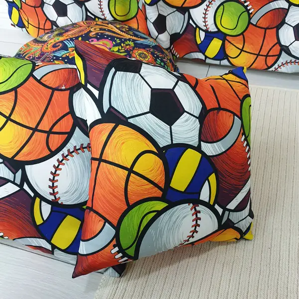 Çocuk Odası Fon Perde Evm390 _c - Kumaşı Kalındır Duck Bezi Değildir.- Beyaz-Turuncu-Kahve-Çok Renkli