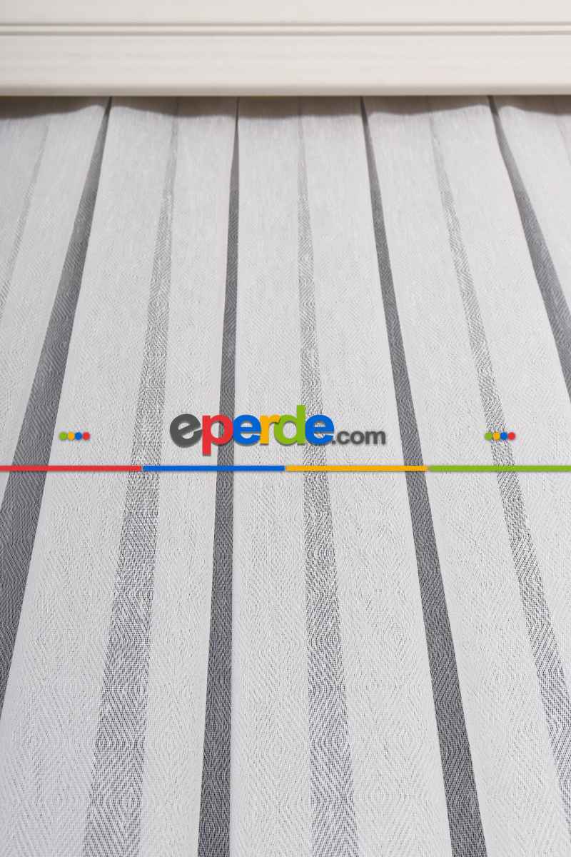 Balık Sırtı Düz Tül Perde - Premium Seri - Ütü İstemez