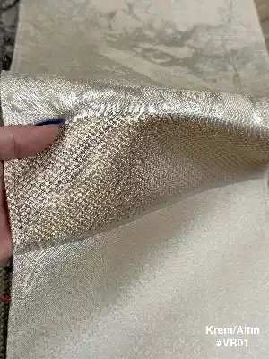 7 Farklı Renk Orta Pano Desen Jakar Dokuma Fon Perde, Premium Kalite Seri