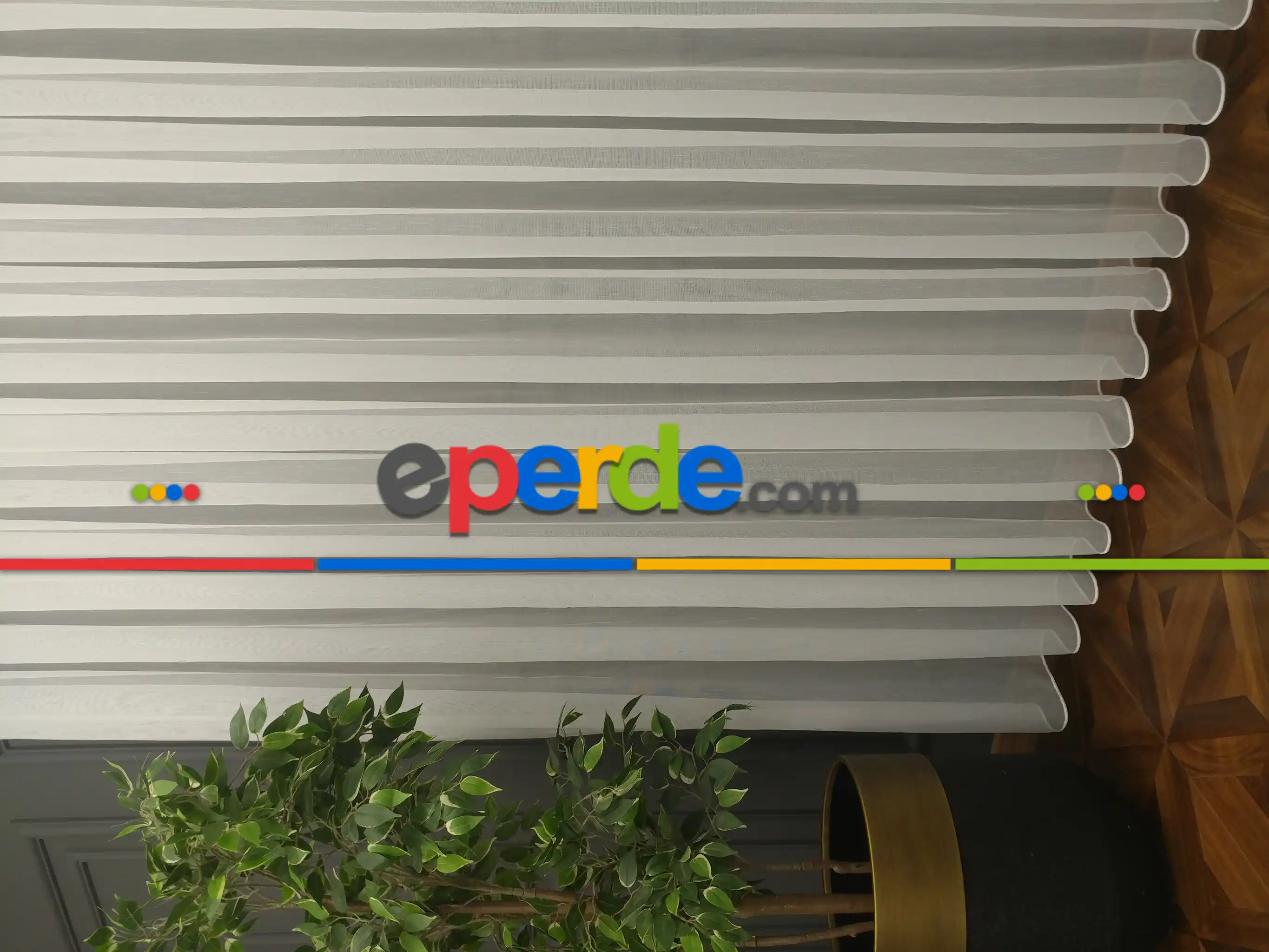 Hafif Keten Armür Tül Ekru Renk Kırık Beyaz- Ekru - Kurşunlu Tül