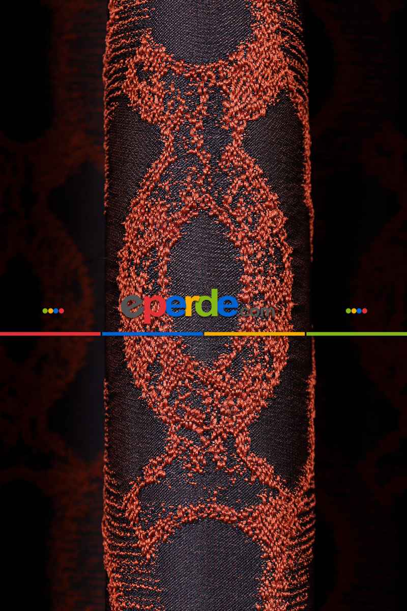 Yatak Odası Fon Perde - S Pile Dökümlü Jakar Dokuma Fon Perde