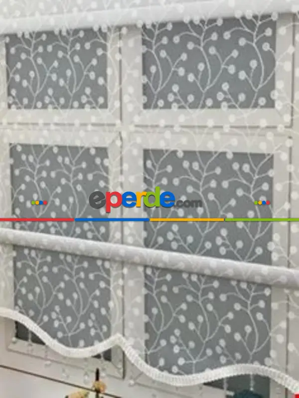 Yeni Sezon 1. Kalite Çift Mekanizmalı Tül Stor