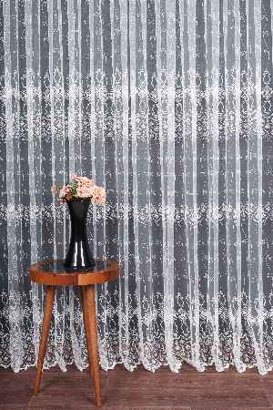 Salon Ve Oturma Odası İçin Brode Tül Perde | Özel Desen