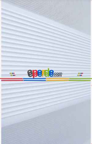 Zebra Perde Micro Pliseli Beyaz- Beyaz