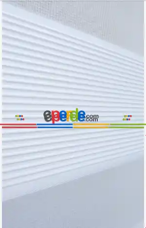 Zebra Perde Micro Pliseli Beyaz- Beyaz