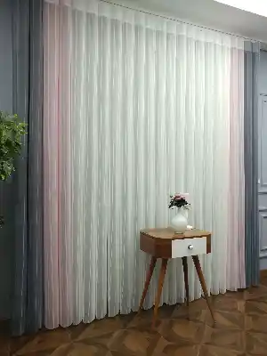 Salon - 2021 Sezonu - Tül Dikey Zebra Perde - Stor Tül Perde Hepsi Birarada- Gri-Füme-Antrasit