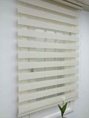 %40 İndirimli! Krem Renk Bambu Zebra Perde(1.kalite) Ozel Fiyat- Krem