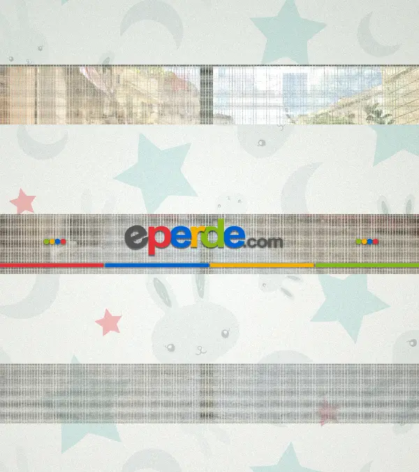 Yıldız Desenli Baskılı Zebra Perde- Çok Renkli