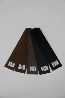 Mutfak - Oda Perde - 50mm Ahşap Jaluzi Pede, Antrasit, Siyah Ve Ahşap Tonlarında