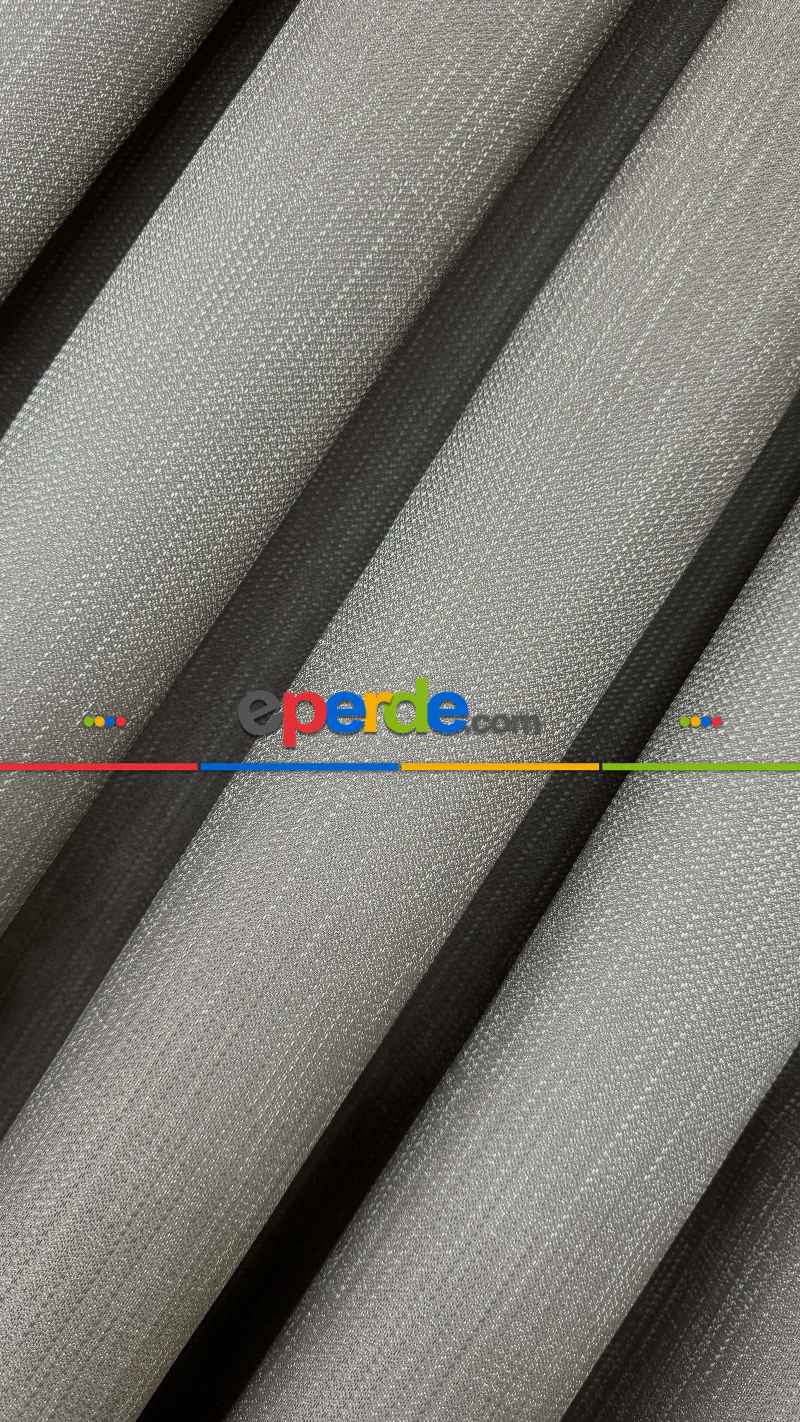 Bej Gri Jakar Dokuma Pano Fon Perde