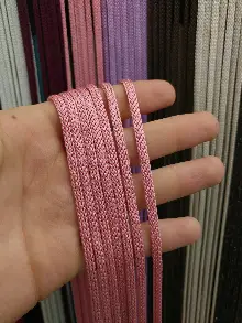 İp Perde - Pudra Pembe Jumbo Zincir Serisi İp Perde- Pembe Pudra Pembe-pudra-gül Pembe