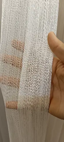 Modern Ve Zarif Simli Çelik Tül Perde