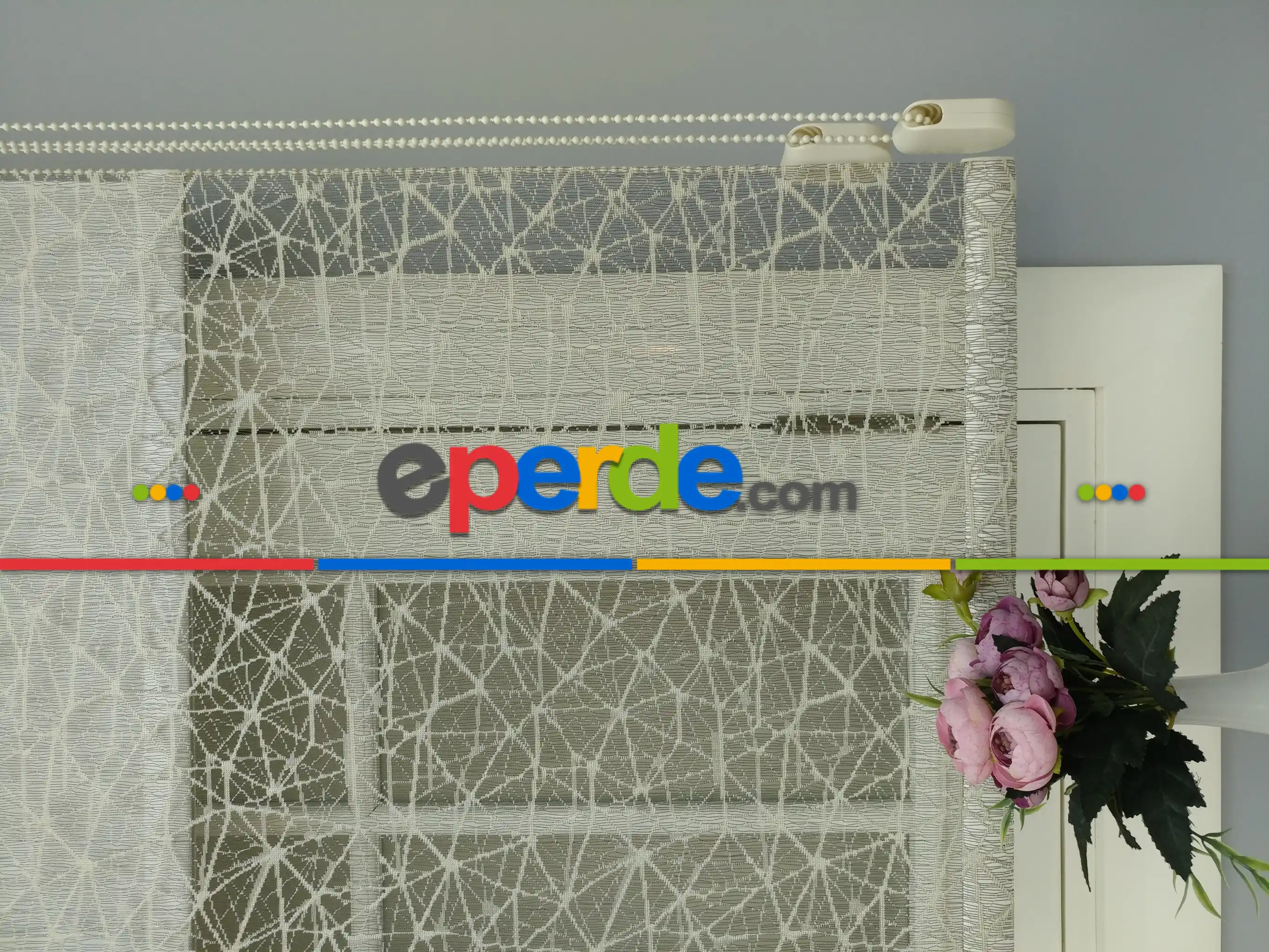 Çiftli Sistem Dantel Stor- Siyah-altın