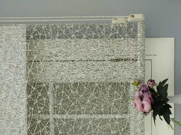 Çiftli Sistem Dantel Stor- Siyah-altın