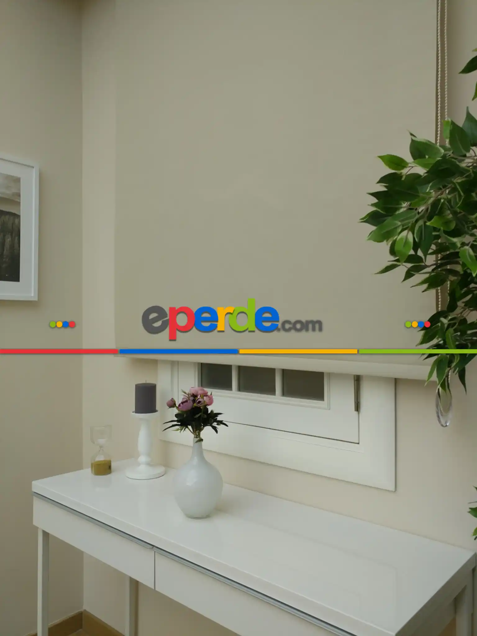 Stor Perde Panama Mat Serisi (pvc Kaplama) Kalın Dokulu- Bej