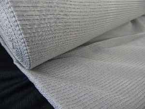 Mutfak - Çizgili Tül Perde - Açık Gri- Gri Açık