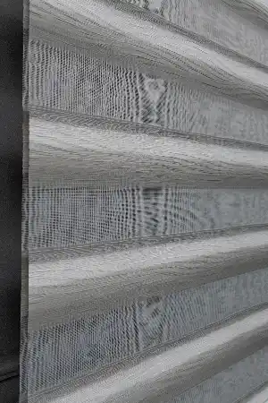Zebra Perde - Degrade Renk Geçişli Kırık Pileli Zebra Perde