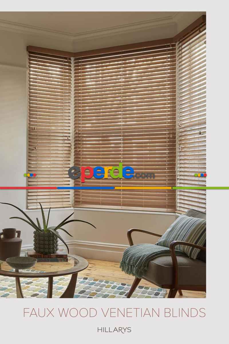 Mutfak 2025 Sezonu - 50 Mm Gerçek Ahşap Jaluzi Perde