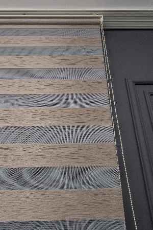 Mutfak Zebra Perde Düz Seri- Beyaz