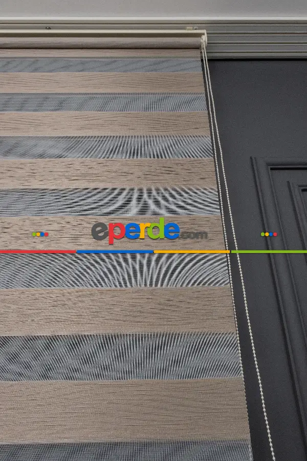 Mutfak Zebra Perde Düz Seri- Beyaz