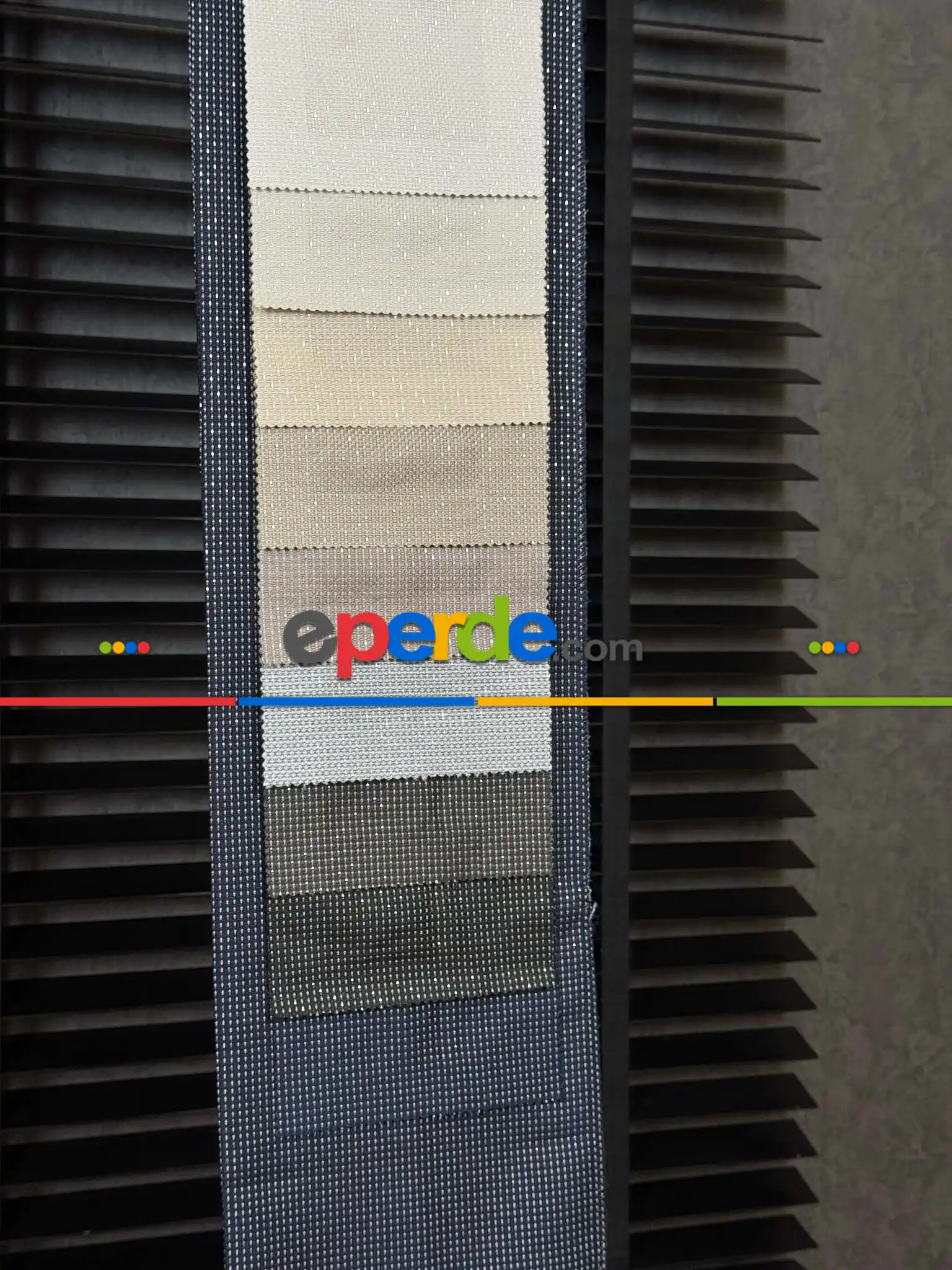 Salon - 9 Farklı Renk Simli Jakar Dokuma Fon Perde