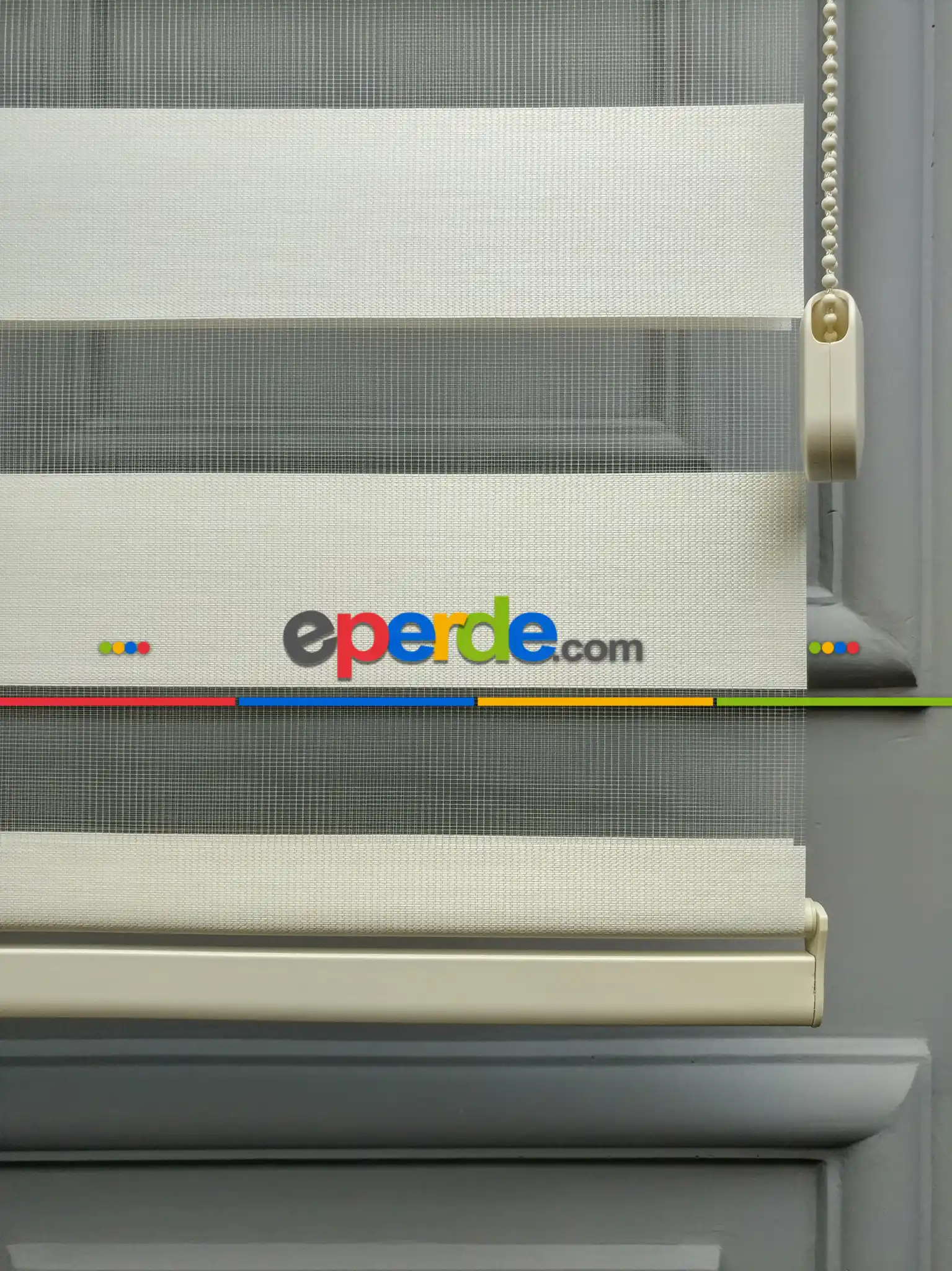 2025 Sezonu - Zebra Perde - Bambu Zebra Perde- Ekru