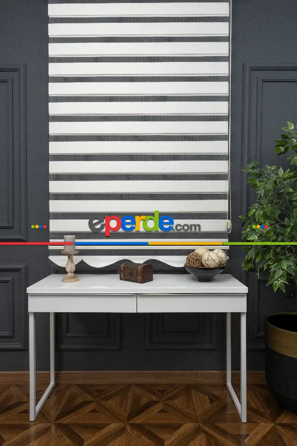 Krem Bambu Zebra Perde 70x200