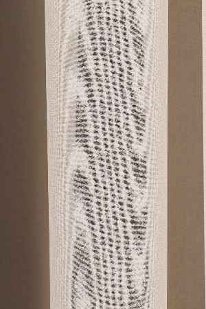 Krep Krem Düz Tül Perde