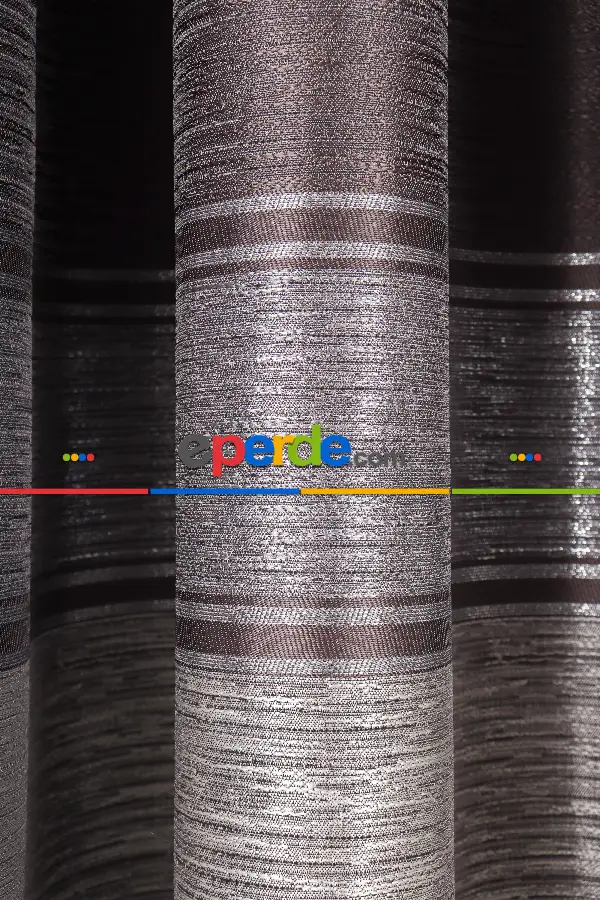 Yatak Odası - Füme - Gümüş Pano Fon Perde