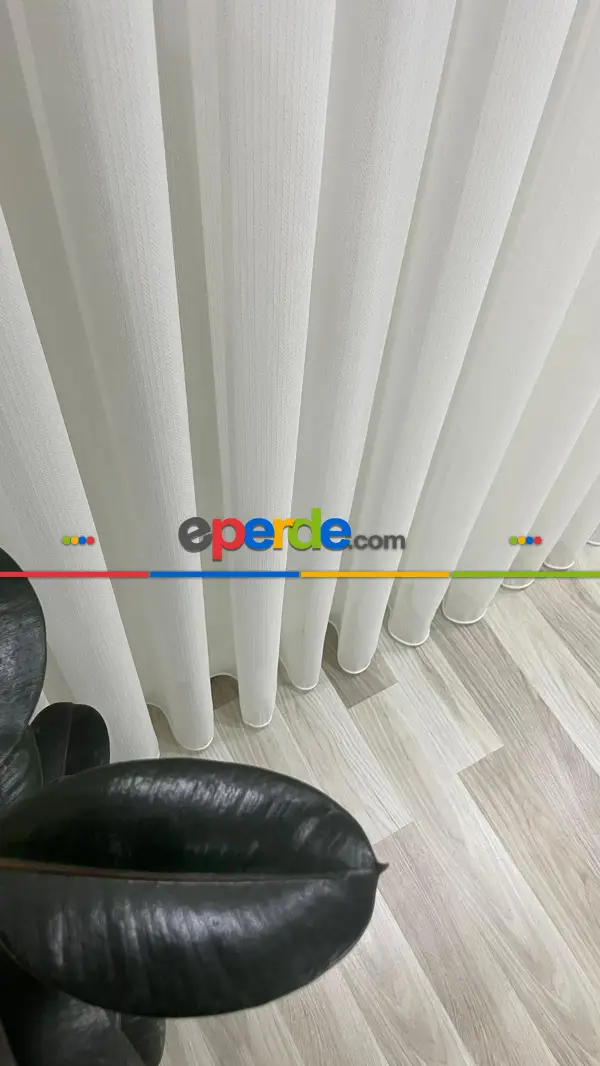 Atlantis Ağır Gramajlı 1/3 Sık Pileli Dökümlü Ütü İstemeyen Tül Perde (2026 Yeni Seri Ürünüdür)