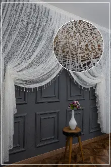 Yatak Odası - Yanki Tiyatro Model Tasarım Kruvaze Model Tül Yanki Tül Camkırığı Tül