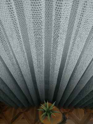 Degrade Geçişli File Tül 1.kalite Son Trend !!!- Ekru-Antrasit