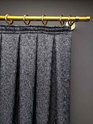 Gerçek Hasır Dokuma Salon Fon Perdesi 2021 Elite Series- Füme-mavi Grimsi