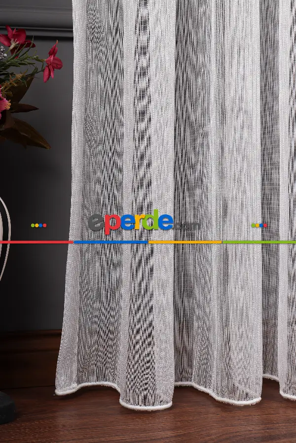 Çelik Armür Düz Tül Perde Akdz 994