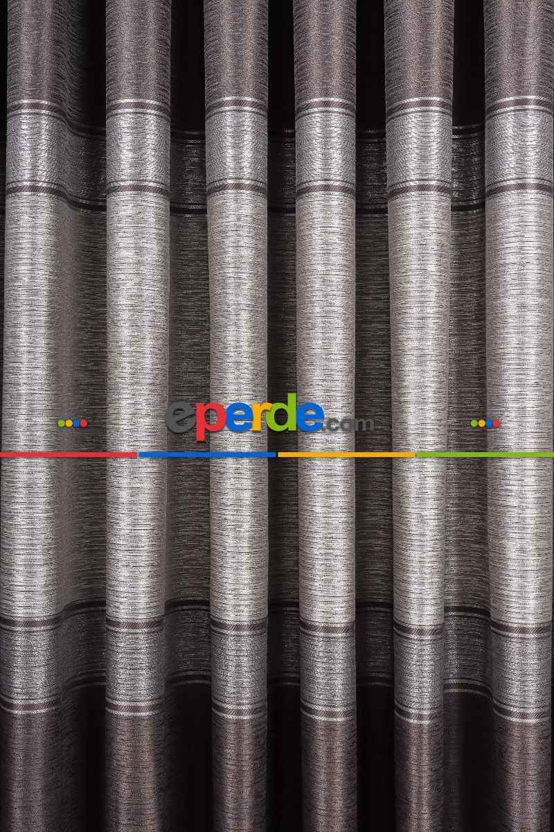 Yatak Odası - Füme - Gümüş Pano Fon Perde