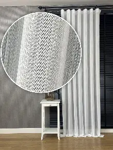 Mutfak Hafif Çizgili Tül Perde - Premium Serisi - Ürün Videosu Açıklamada Vardır