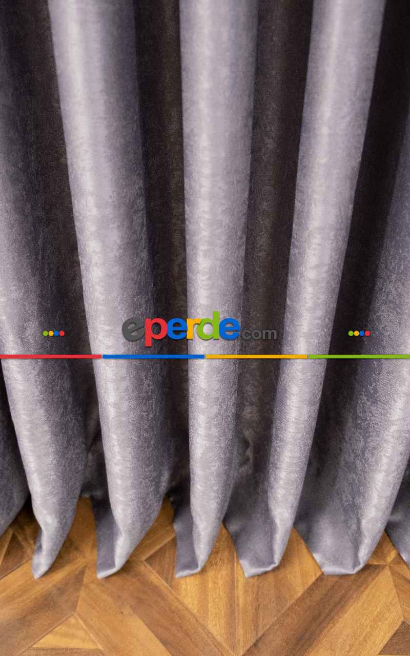 Soft Antrasit Fon Perde Geniş En (285)- Antrasit