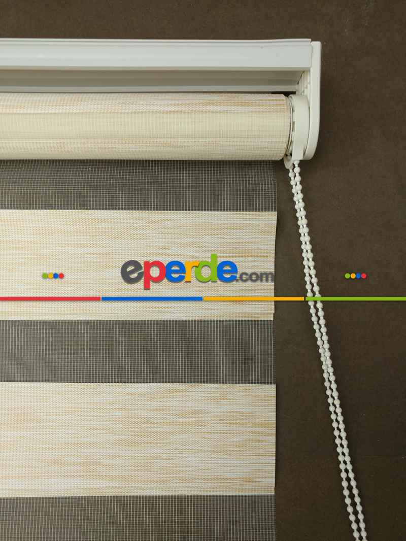 Oturma Odası - Zebra Perde -bambu Zebra (eco Serisi )- Kum Beji