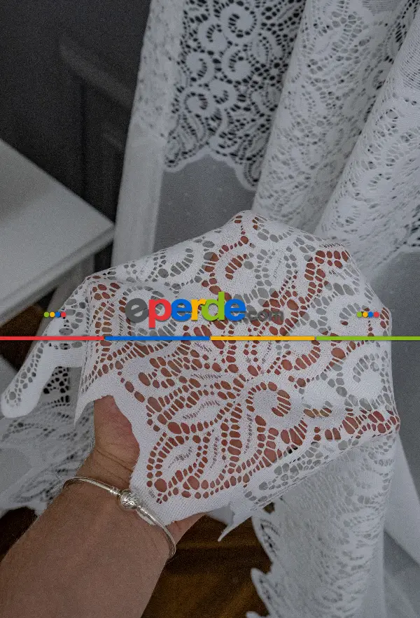 Taç Tül Ara Bant Damask Model Tül Yeni Sezon Tül