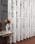 Tül Perde - Desenli Tül - Örme Tül - Patchwork Desen