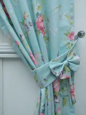 Fon Perde Mint Yeşili En 140 Cm (papyon Opsiyonel)- Yeşil-pembe-mint