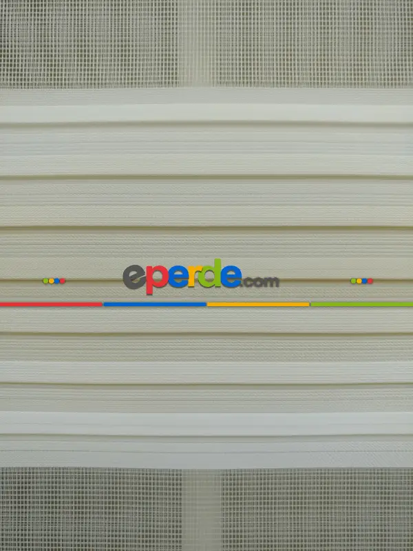 Salon Zebra Perde - Zebra Perde - Degrade Pileli Zebra ( Renk Geçişli Pileli )- Kum Beji