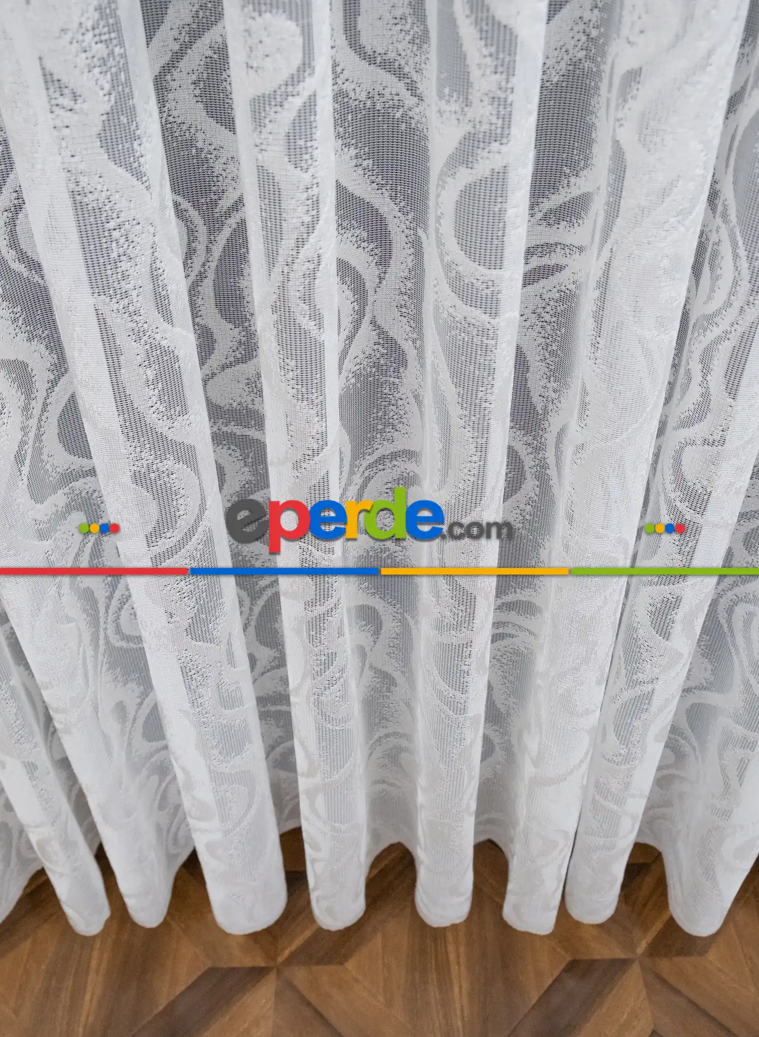 Fransız Dantel Tül Perde - Yüksek Kalite-fantazi-örme-ütü İstemez