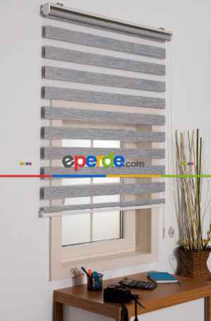 Salon Zebra - Gri Bambu- Gri-Füme-Antrasit