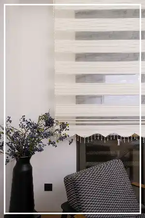 Plise Zebra Perde (1.kalite %100 Orijinal Ürün)- Beyaz-ekru