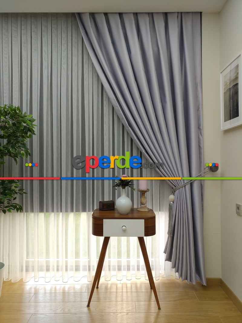 Karartma Blackout Açık Gri %85 Karatma