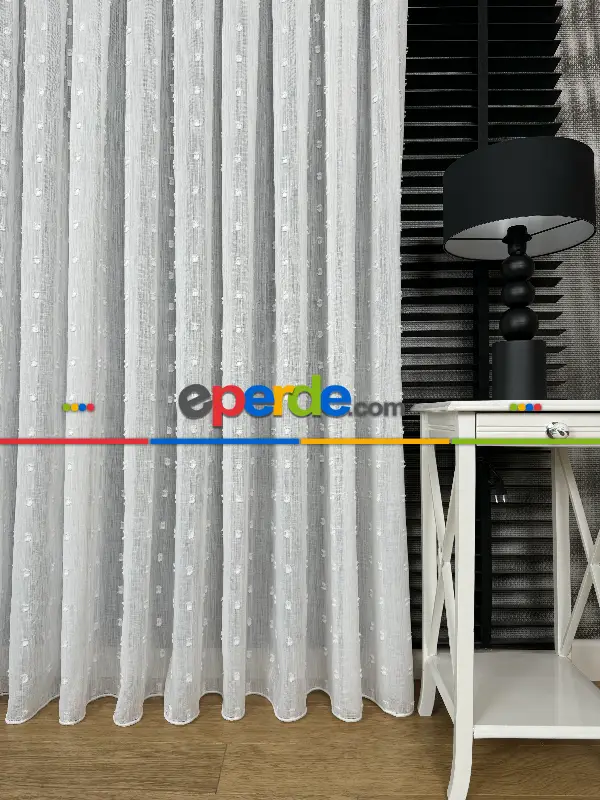 Salon - Tül Perde, Premium Seri, Kurşunlu Tül