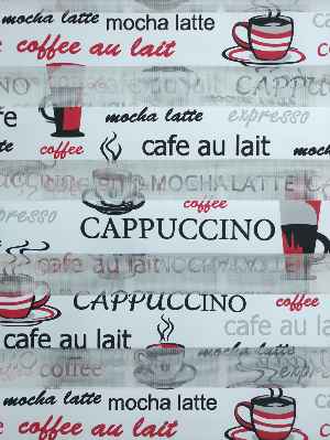 Mutfak Zebra Perde Desenli- Siyah Kırmızı