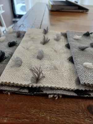 Katlamalı Fon Perde – Ponpon Desenli Mekanizmalı Perde