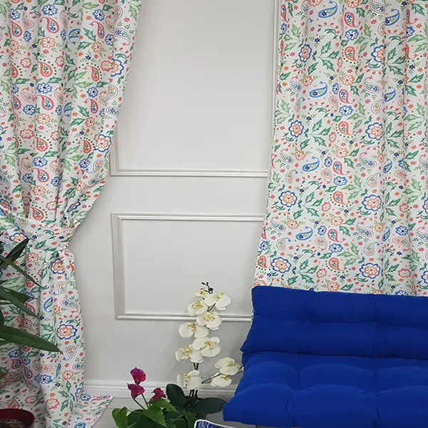 Mutfak Fon Perde- Beyaz